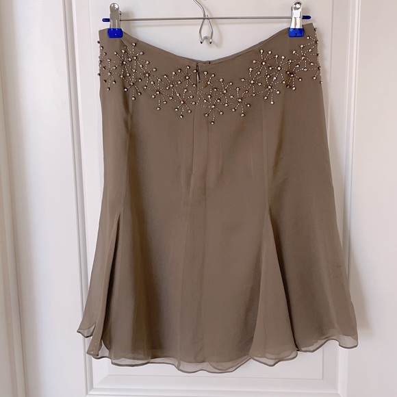 NWT Calvin Klein 100% silk skirt - Picture 2 of 8